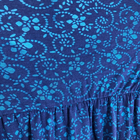 Free People XS TP Blue Long Sleeve Thermal Buttons - Picture 5 of 6